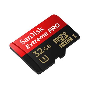 Carte mémoire Sandisk SDHC EXTREME PRO 32GO - CLASS 10 - DARTY Guyane