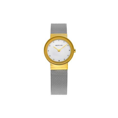 Bering Montre Femme, Mixte 10126-001 Bleu, Argent, Blanc