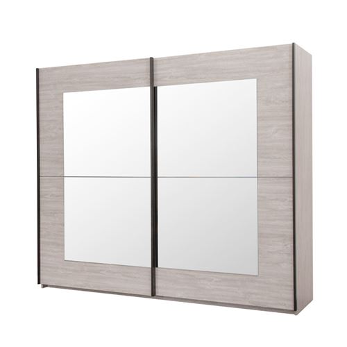 19 Sur Armoire 2 Portes Coulissantes 250 Cm Yann Achat Prix
