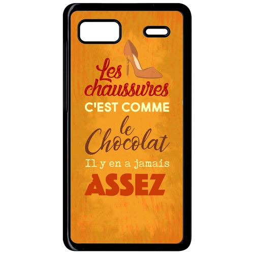 Coque Lenovo A708 Les Chaussures C Est Comme Le Chocolat Il Y En A Jamais Assez