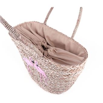 sac de plage en paille