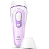Epilateur à lumière pulsée Braun Silk Expert Pro 3 PL 3000 Blanc et Violet