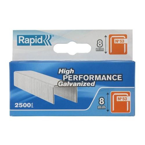Rapid Agrafes N°53/8 En Fil Fin 2500 Pcs - Image 1