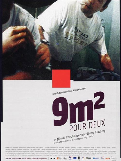 9 M² POUR DEUX - 2005 - Joseph Cesarini - 40x60cm - AFFICHE CINEMA ORIGINALE /Pliée