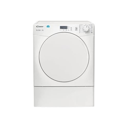 Candy SMART CS V8LF-S - Sèche-linge - indépendant - largeur : 59.6 cm - profondeur : 60 cm - hauteur : 85 cm - chargement frontal - blanc