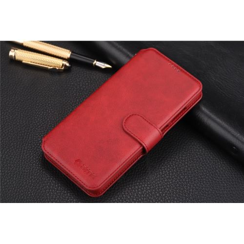 Etui en PU avec support de couleur rouge pour votre Huawei P30