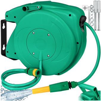 13 Sur Tectake Devidoir Avec Tuyau D Arrosage 10 Metres