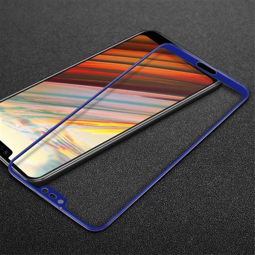 Coque en TPU une couverture complète écran anti-explosion bleu pour votre Huawei Honor 10
