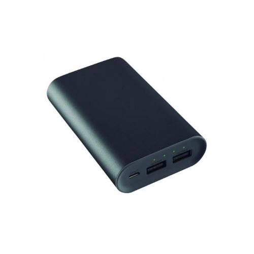 Power Bank KSIX 2 X USB 6000 mAh 5 V 2 A Noir Métallisé