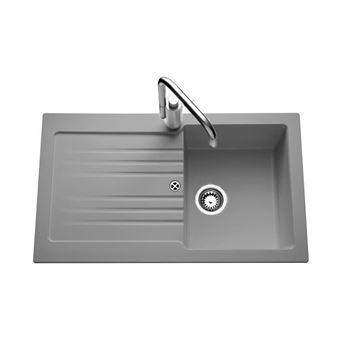 Tache De Rouille Sur Evier En Resine Ewi Evier Cuisine A Encastrer 1 Bac 1 Egouttoir Spirelle Resine 86 X 50 Cm Gris Installations Cuisine Achat Prix Fnac