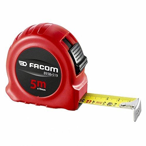 Mètre à Ruban Double Face Boitier Abs Facom 5M X 19Mm - 893B.519Pb