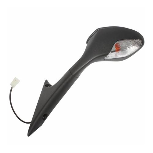 Retroviseur maxiscooter adaptable aprilia 850 srv 2012+ gauche noir avec clignotant (homologue ce) -vicma-