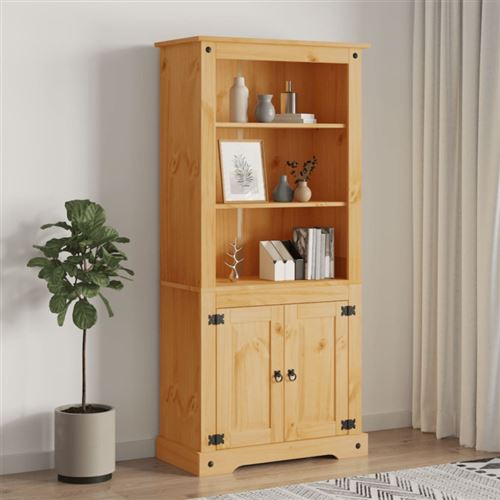 vidaXL Wandkast Mexicaans grenenhout Corona-stijl 80x40x170 cm