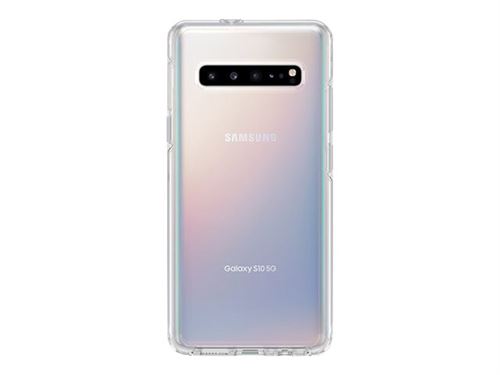 OtterBox Symmetry Series Clear - Achterzijde behuizing voor mobiele telefoon - polycarbonaat, synthetisch rubber - transparant - voor Samsung Galaxy S10 5G