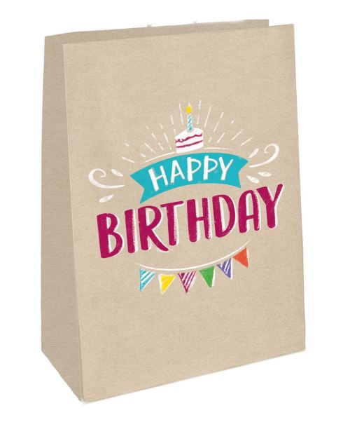 Amscan sachets distributeurs My Birthday Party14,7 x 21 cm 4 pièces