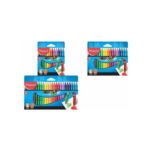 Maped Crayons de cire 24 couleurs - vue 2