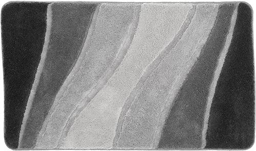 Meusch Tapis de Toilette Océan Trèfle, 60 x 100 cm, Ardoise