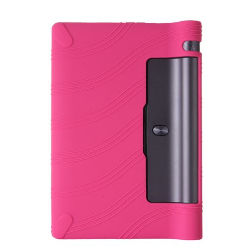Étui en silicone souple avec support pour Lenovo Yoga Tab 3 8 (YT3-850M/L/F) - Rose foncé