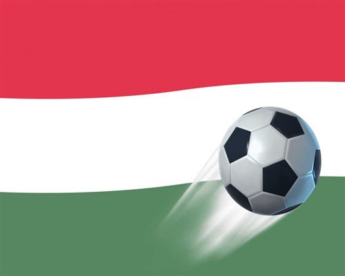 Football Poster - Drapeau De L'Hongrie (40x50 cm)