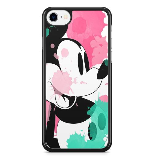 Coque Fifrelin Noire pour iPhone 5 et 5S et SE Mickey Vintage Paint Disney