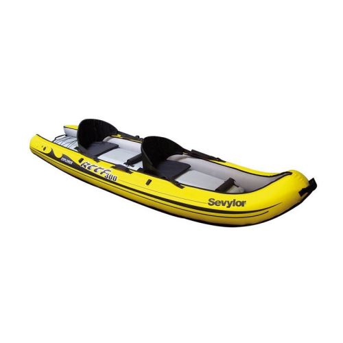 sevylor kayak gonflable sit on top reef 300 - 2 places - jaune et noir