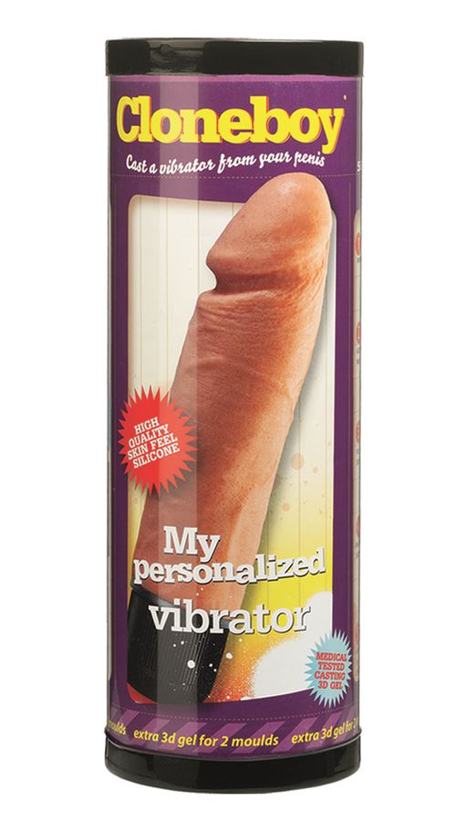 CLONEBOY - Gode Réplique de Pénis à Fabriquer avec Vibromasseur insérable, Sextoy en Silicone Hypoallergénique, Couleur
