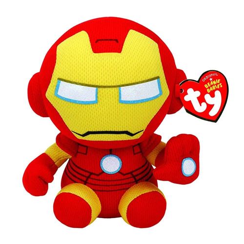 Ty Peluche Marvel Beanie Babies Iron Man 15 Cm