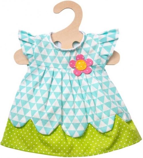 Heless vêtements de poupée robe fleur bleu/vert 35-45 cm