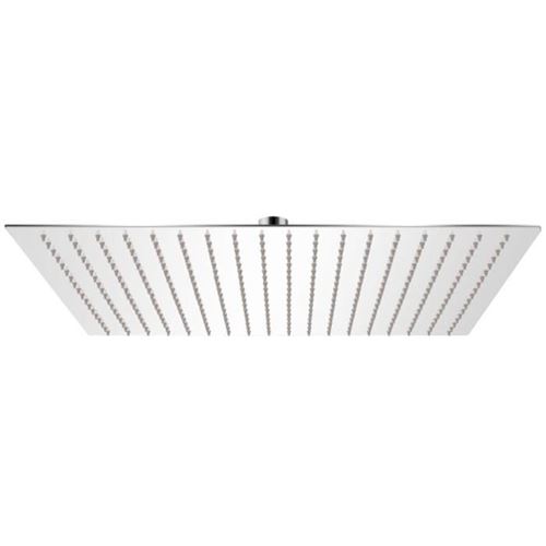 Vidaxl Blanc Tête De Douche Plongeante Carrée En Acier Inoxydable 50X50 Cm