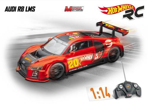 HOT WHEELS Audi R8 LMS  1/14&egrave;me radiocommand&eacute;e