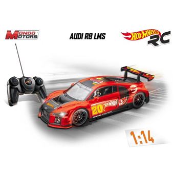 Hot Wheels - Audi R8 - Rallye - Voiture Radiocommandée - échelle 1/14eme - Garçon - Mixte - A partir de 3 ans