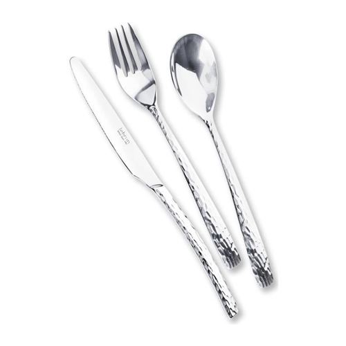 LEBRUN - 501124009 - Ménagere 24 pieces Facette 3mm Couteau Steak