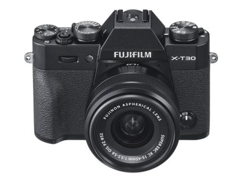 Fujifilm X Series X-T30 - Digitale camera - spiegelloos - 26.1 MP - APS-C - 4K / 30 beelden per seconde - 3x optische zoom - Fujinon XC 15-45mm OIS PZ lens - Wi-Fi, Bluetooth - zwart