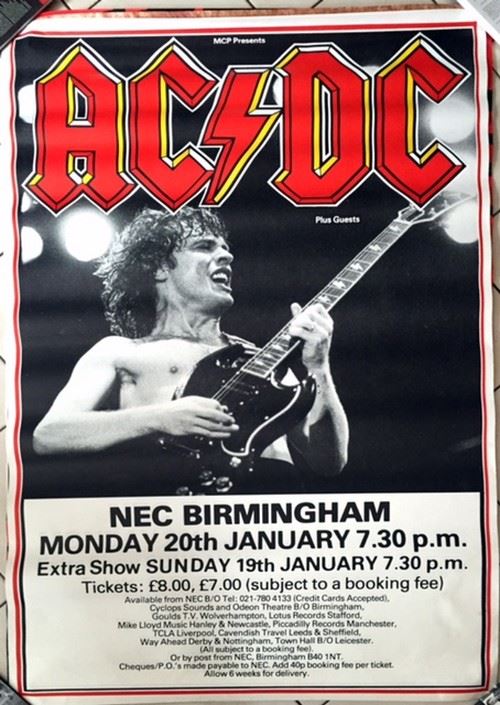 AC/DC - 100x150 cm - AFFICHE / POSTER