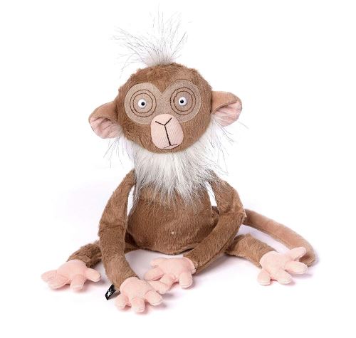 sigikid BEASTS, Peluche pour Adultes et Enfants, Singe, Mama Makaka, Beasts Town, Marron, 39118