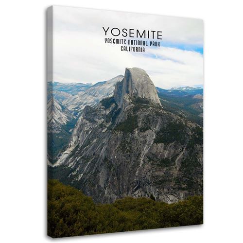Tableau Toile Grand format Image murale moderne Canevas Paysage Parc National Yosemite 60x90