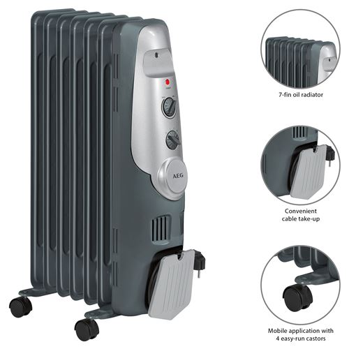 AEG Radiator oliegevuld 1500 W RA 5520
