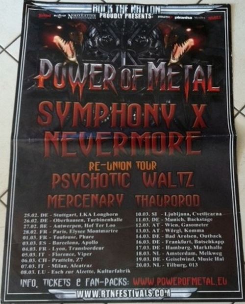 Symphony X - 50x70 cm - AFFICHE / POSTER