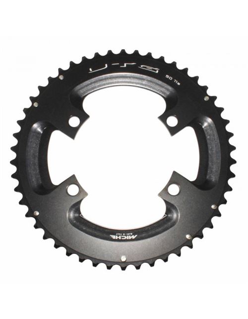 Plateau route 4bra 50dts exterieur type shimano ultegra 6800 noir utg miche 11v.