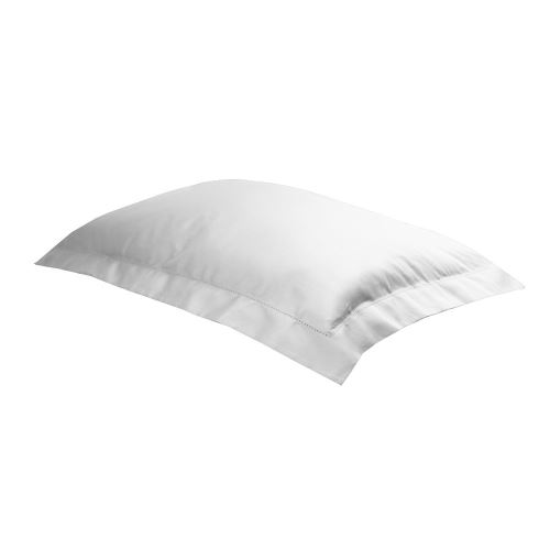 Taie D'Oreiller Ava Uni Blanc 50x70 Garnier-Thiebaut