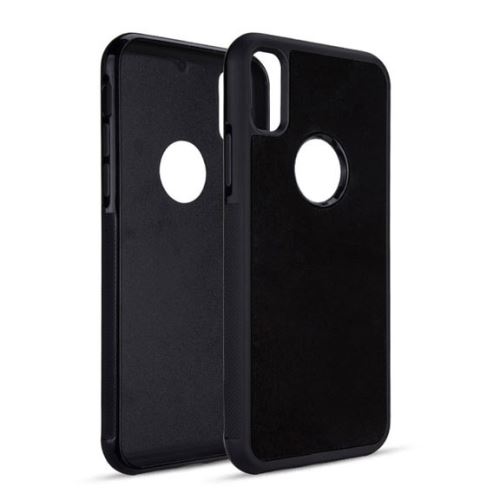 SHOP-STORY - Coque Anti-gravité pour iPhone XR avec Nano Ventouse pour une Adhérence sur Surfaces Lisses