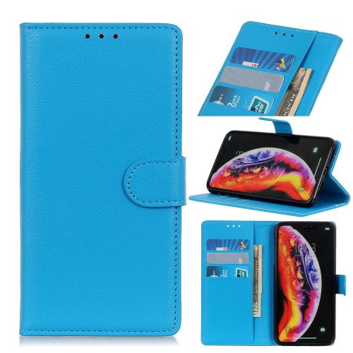 Etui en PU avec support couleur bleu pour Samsung Galaxy M10