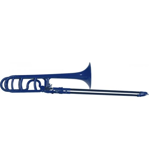 Coolwind CTB-200DB - Trombone Sib-Fa ABS coulisse fibre de carbone Bleu nuit