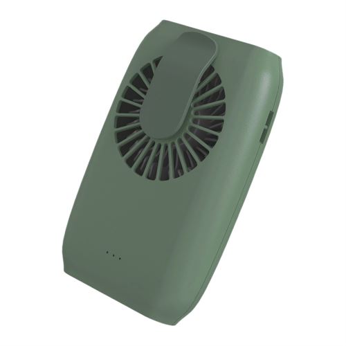Ventilateur USB rechargeable Éventail suspendu multifonction vert