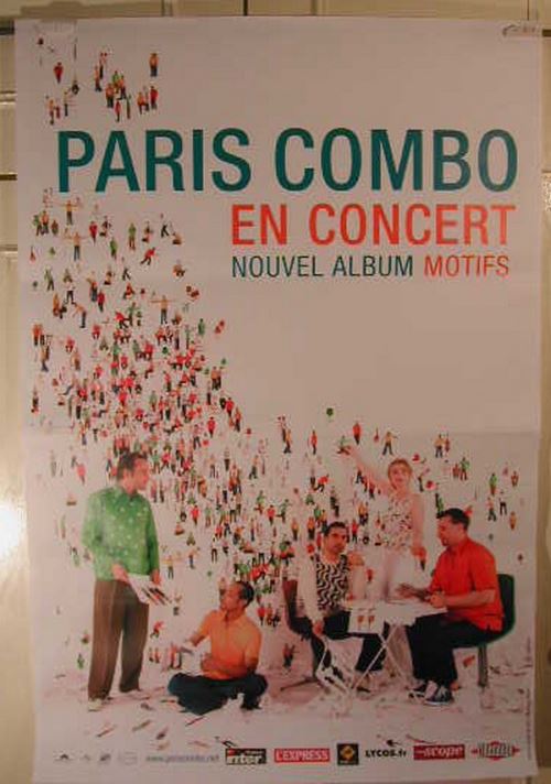 Paris Combo - 80x120 cm - AFFICHE / POSTER