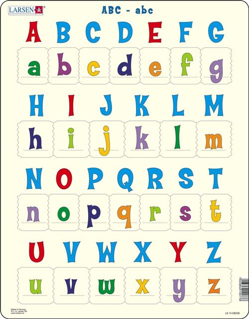 Larsen puzzle puzzle Maxil'alphabet 26 pièces