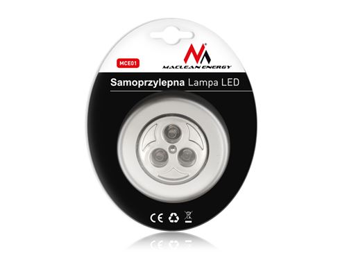 Lampe portative Maclean 3 LED multifonction sans fil