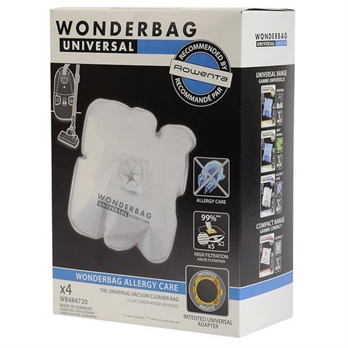 Sacs aspirateur wonderbag allergy care pour Aspirateur Rowenta