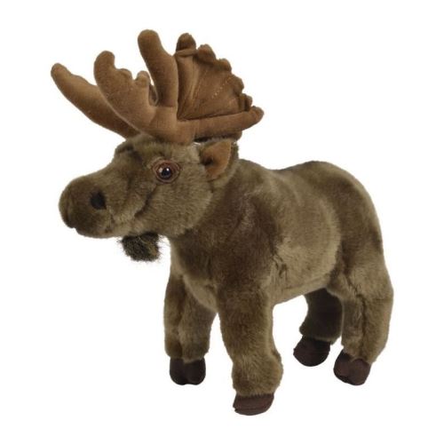 NICOTOY Peluche Élan debout - 30 cm