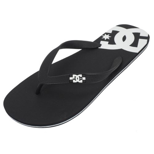 Tongs claquettes Dc shoes Tongue spray black Noir taille : 44.5 réf : 60152